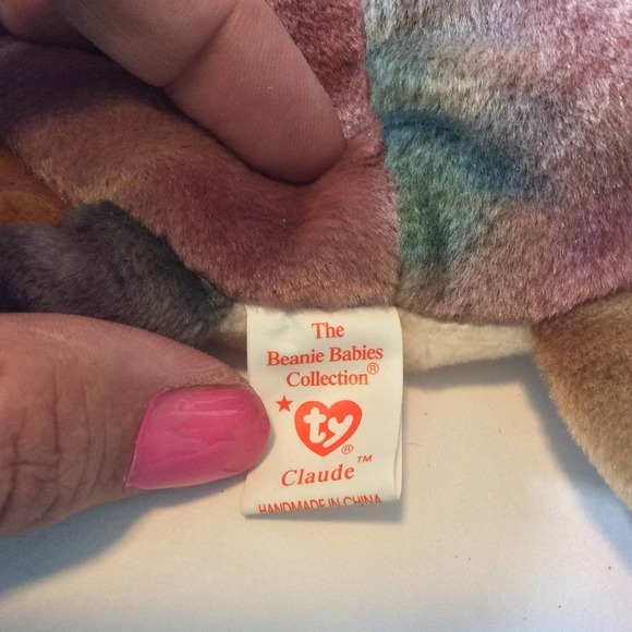 1996 Claude Crab Ty Beanie Baby Vintage NWT Retired - Picture 4 of 6
